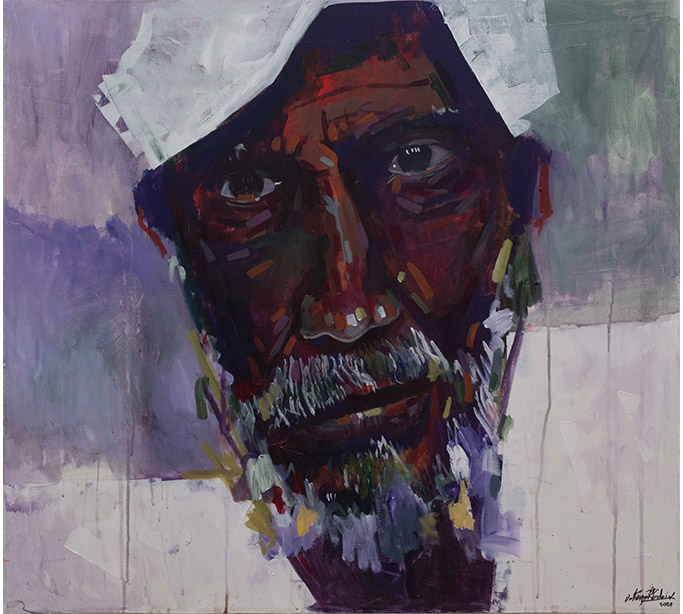 Portrait of an old man In Marrakesh